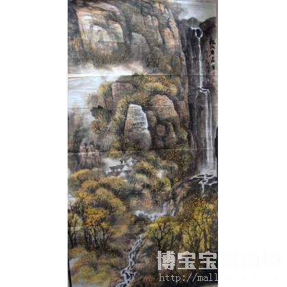 于恩沛 秋山岩居图 类别: 国画山水作品